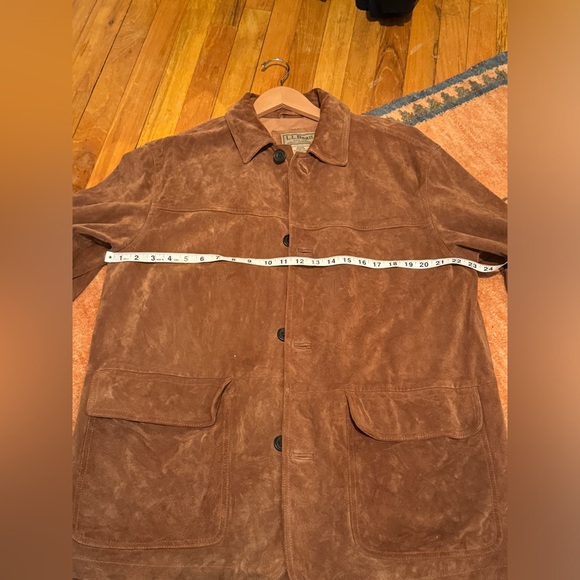 L.L bean suede leather coat. M - Picture 7 of 11